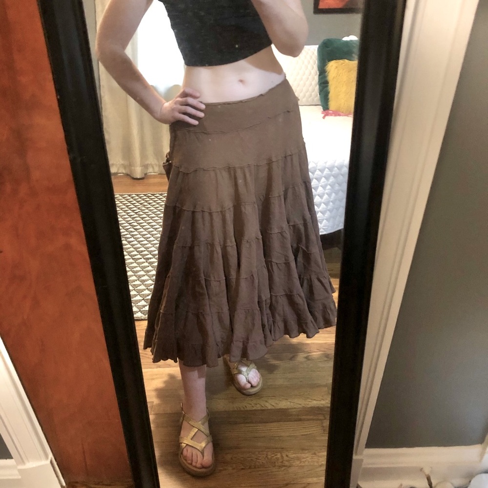 Urban Outfitters Peasant Maxi Skirt